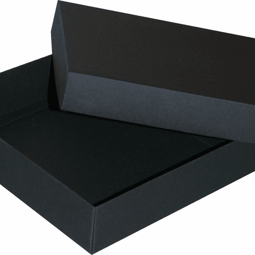18 x 18 x 4 cm czarne opakowanie