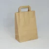 Torebka papierowa 22 x 11 x 31 cm beż ucho płaskie