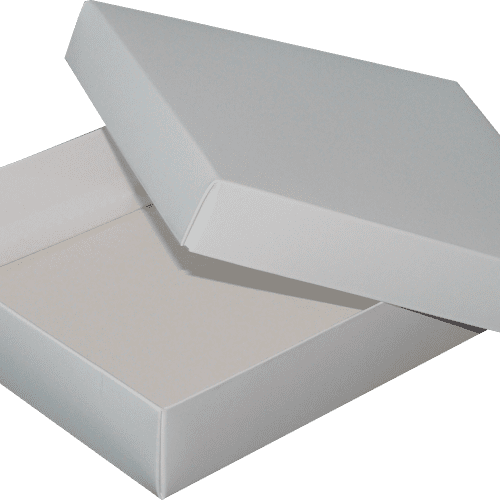 Pudełko białe 18 x 18 x 4 cm