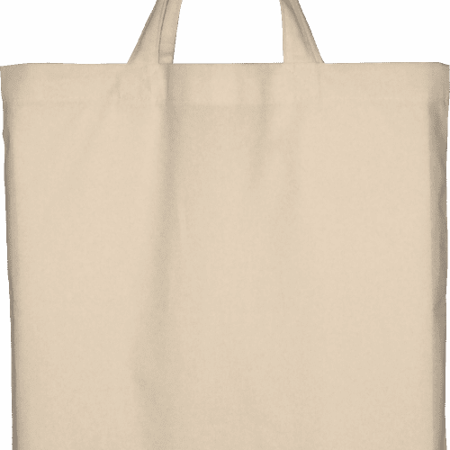 torba bawełniana ecru ucho krótkie