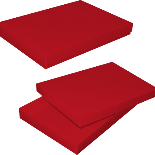 pudełko ozdobne czerwone 35 x 24 x 4 cm