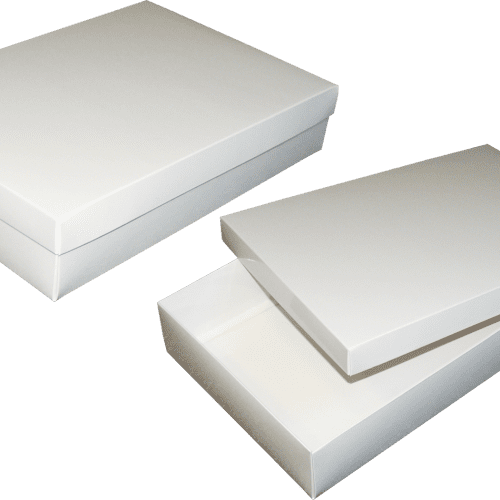 pudełko ozdobne biały 35 x 24 x 7 cm