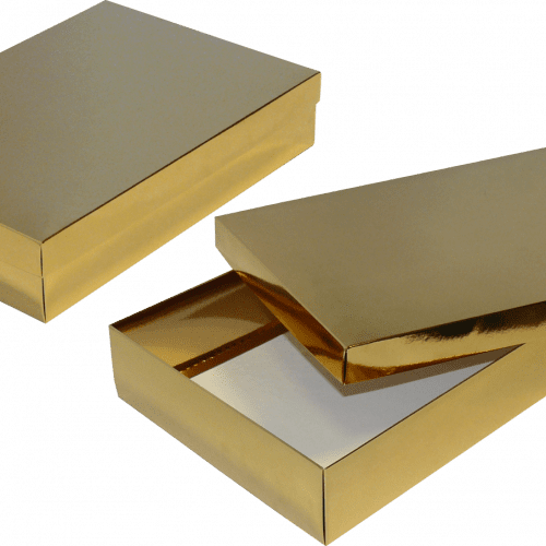 pudełko ozdobne złote 35 x 24 x 7 cm