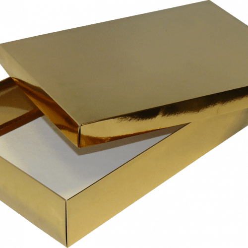 pudełko ozdobne złoty 35 x 24 x 7 cm