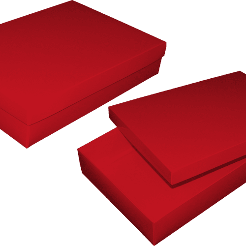 pudełko ozdobne czerwone 35 x 24 x 7 cm