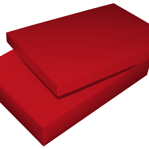 pudełko ozdobne czerwone 35 x 24 x 7 cm