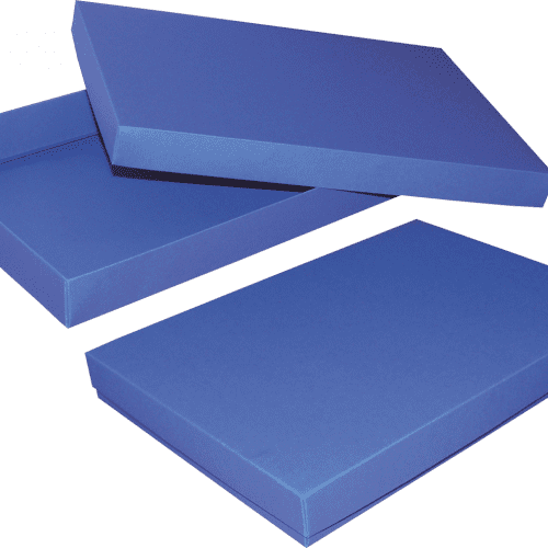 pudełko ozdobne niebieskie 35 x 24 x 4 cm