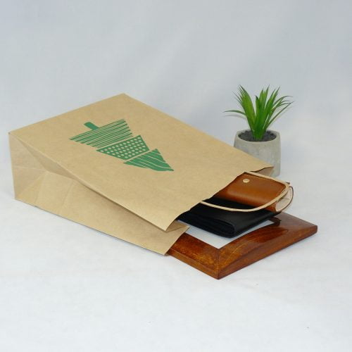 Torby papierowe z nadrukiem w PROMOCYJNEJ CENIE, beżowa