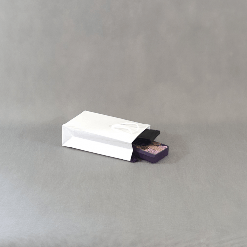 Torba reklamowa mała, Laminat biały 16x7x24