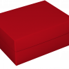 Pudełko czerwone 16 x 12,5 x 7 barwione w masie