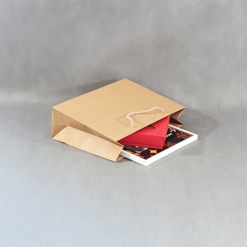 Torba papierowa premium Kraftlux 35x10x24