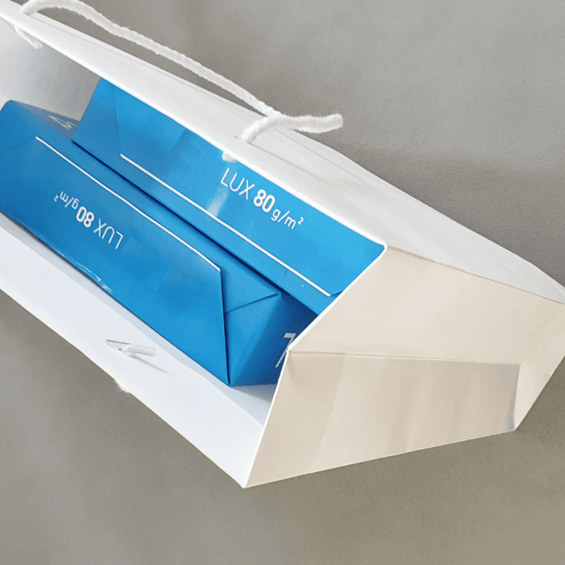 Wytrzymałość toreb papierowch - torby Kraftlux