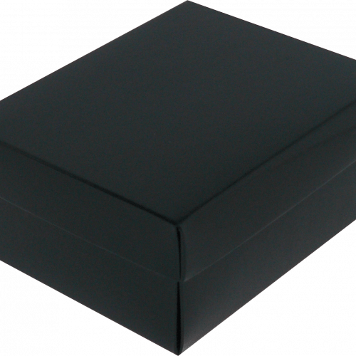 Małe pudełko czarne błyszczące 16 x 12,5 x 7