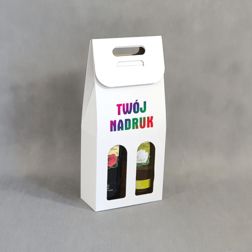 Opakowania na wino na 2 butelki białe