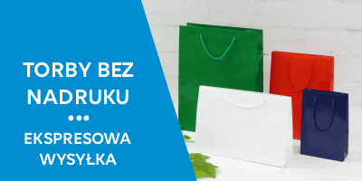 Torby bez nadruku &ndash; ekspresowa wysyłka