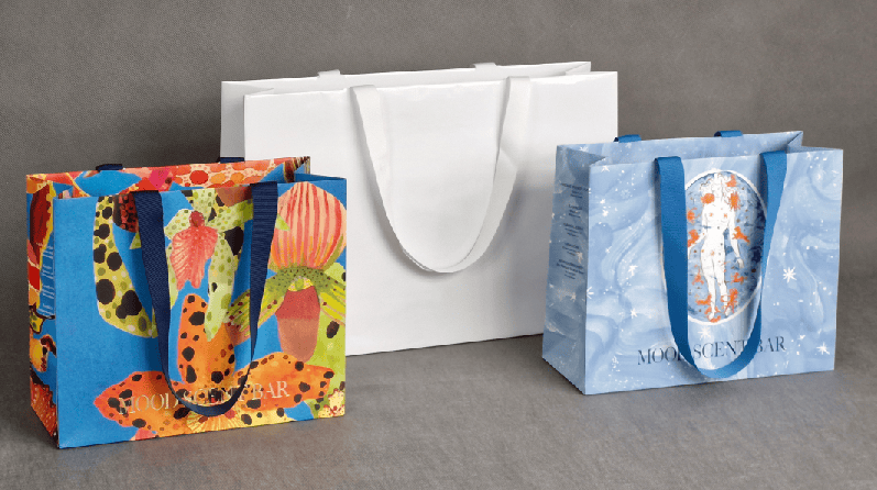 Torby papierowe z tasiemką