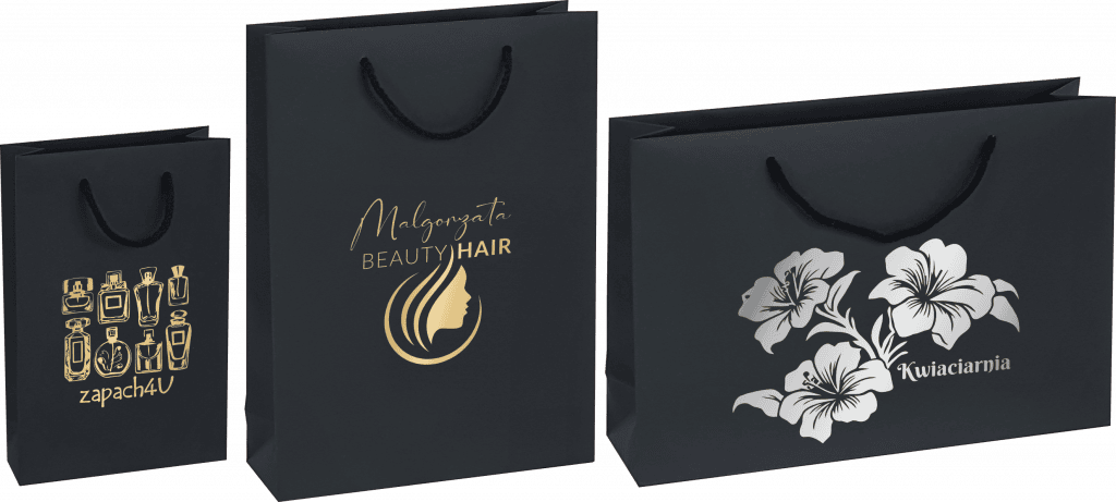 Hotstamping na torbie papierowej